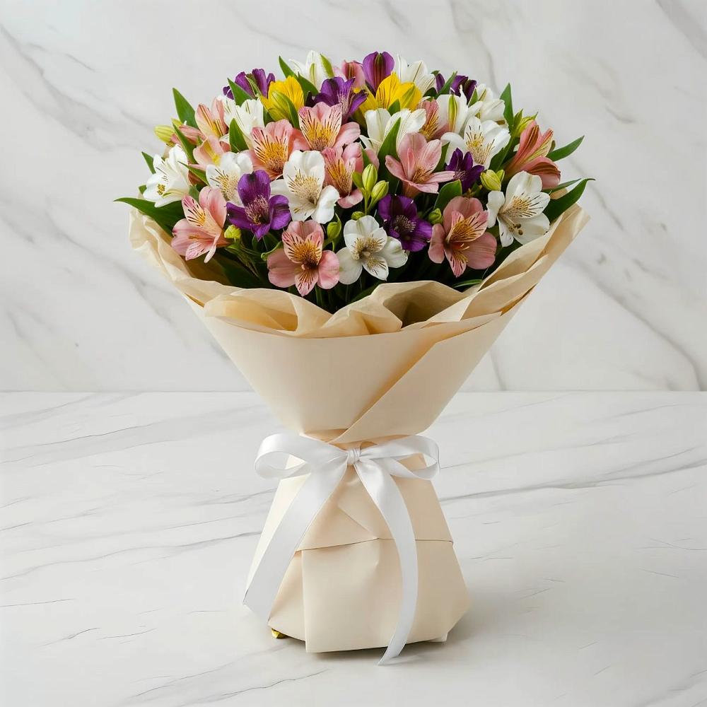 Букет цветов из: Альстромерии в Чистые Боры