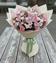 Букет цветов из:  Розы и Хризантемы в Чистые Боры