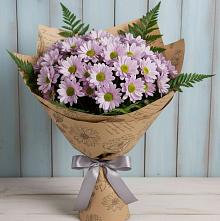 Букет цветов из:  Хризантемы #REPLACE_PRED# Чистые Боры