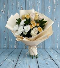 Букет цветов из:  Розы и Хризантемы в Чистые Боры