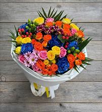 Букет цветов из:  Розы и Хризантемы в Чистые Боры