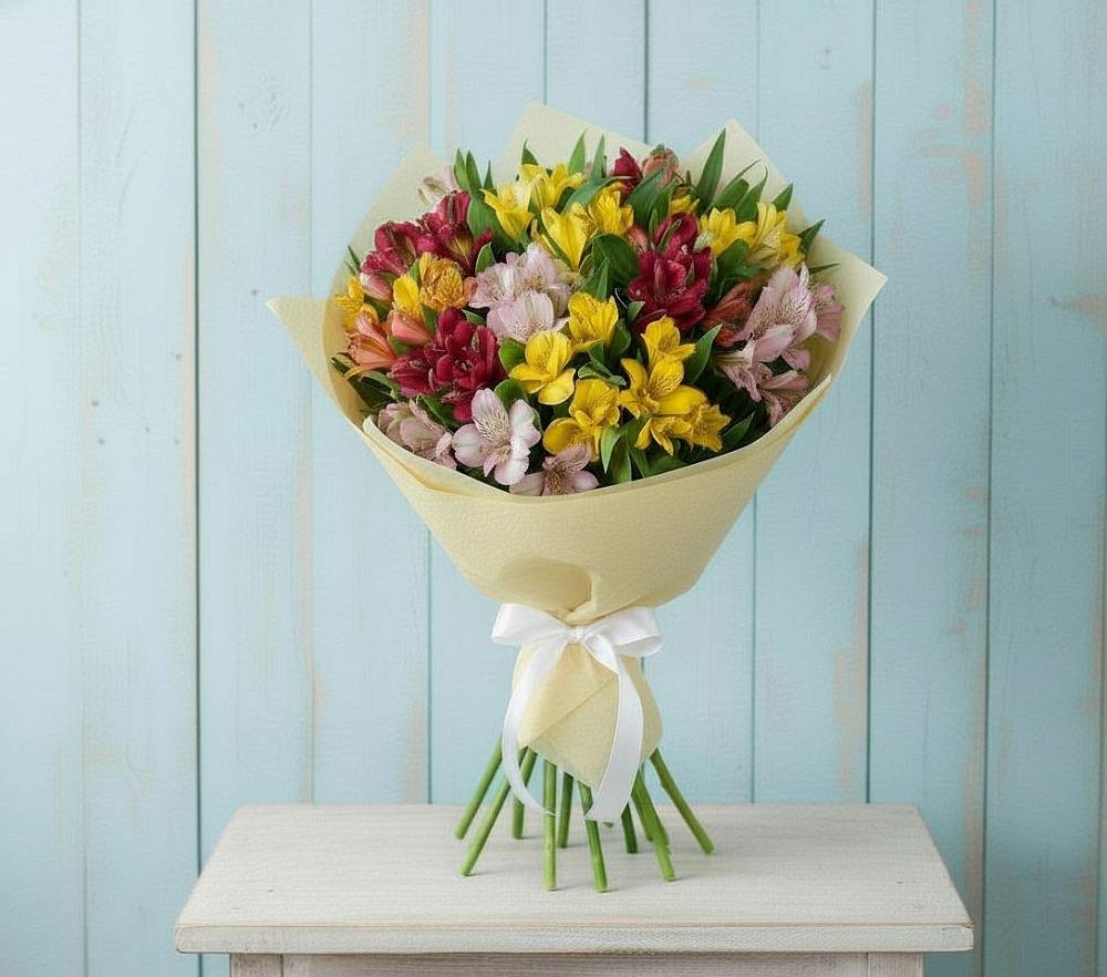 Букет цветов из: Альстромерии в Чистые Боры