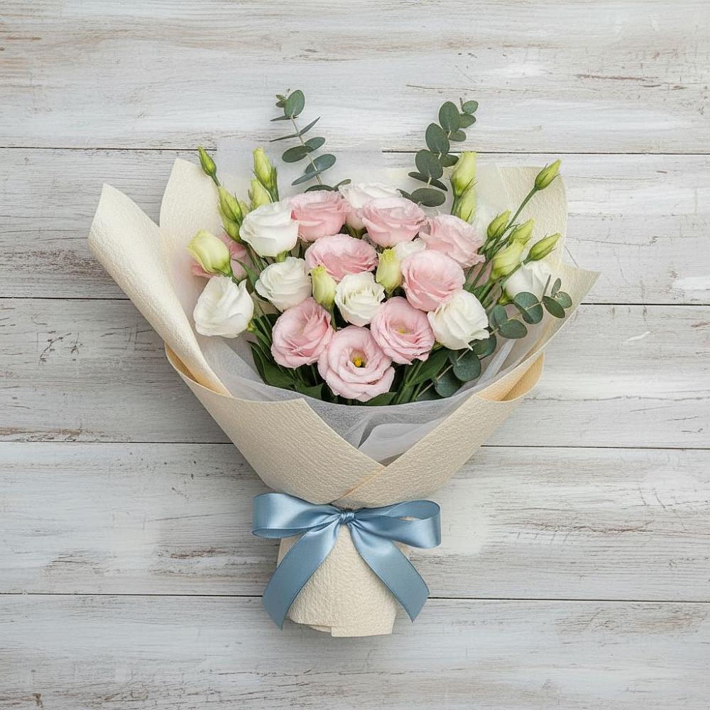 Букет цветов из: Лизиантусы в Чистые Боры